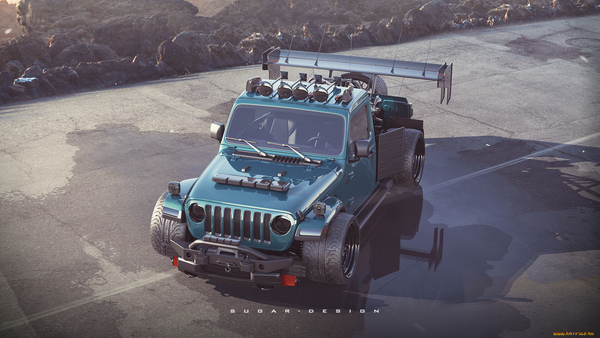 , 3, jeep, wrangler, speedster